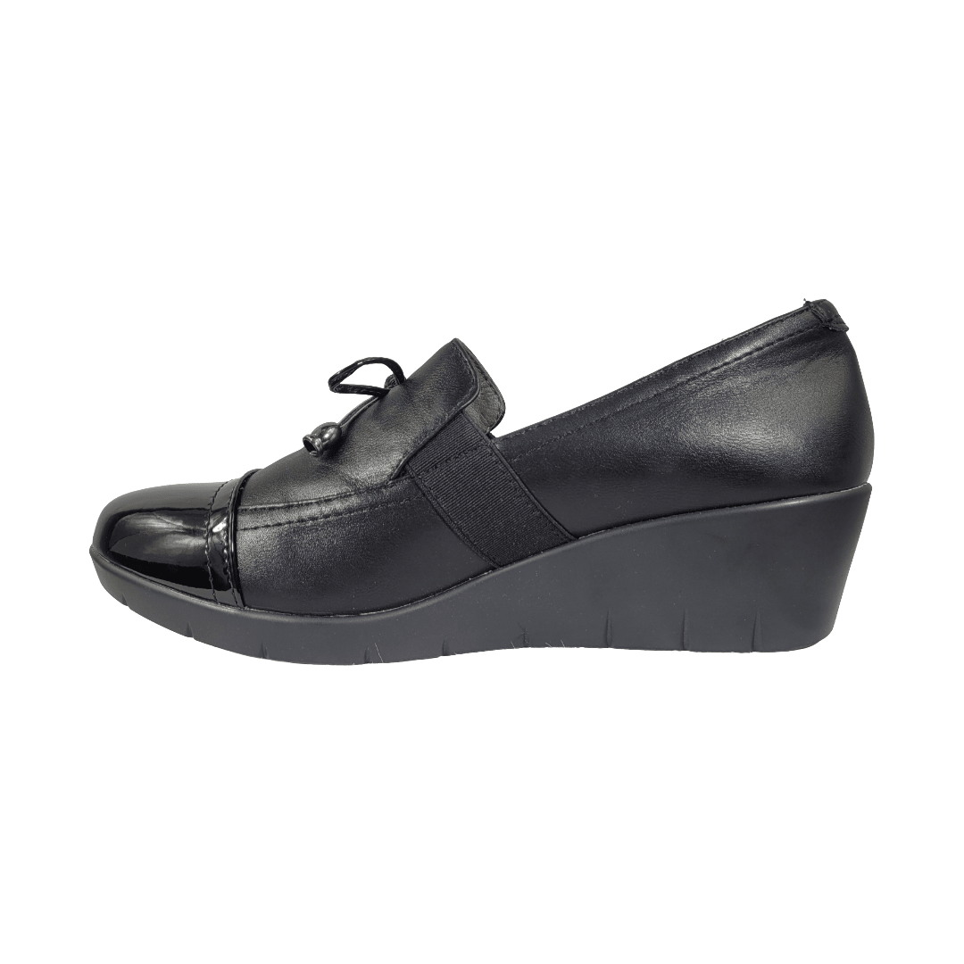 MOCASINES HUALUNAOTE NEGRO CASUAL MUJER A07181 - 1 HUALUNAOTE 36 CL / 23.9 CM - CalzadosPaola