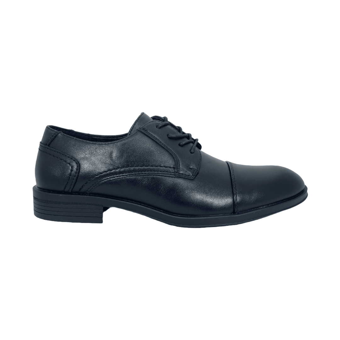 ZAPATOS FORMALES UNISPORT NEGRO INFANTIL | 9013 - 02/1 UNISPORT 28 CL / 18.6 CM - CalzadosPaola
