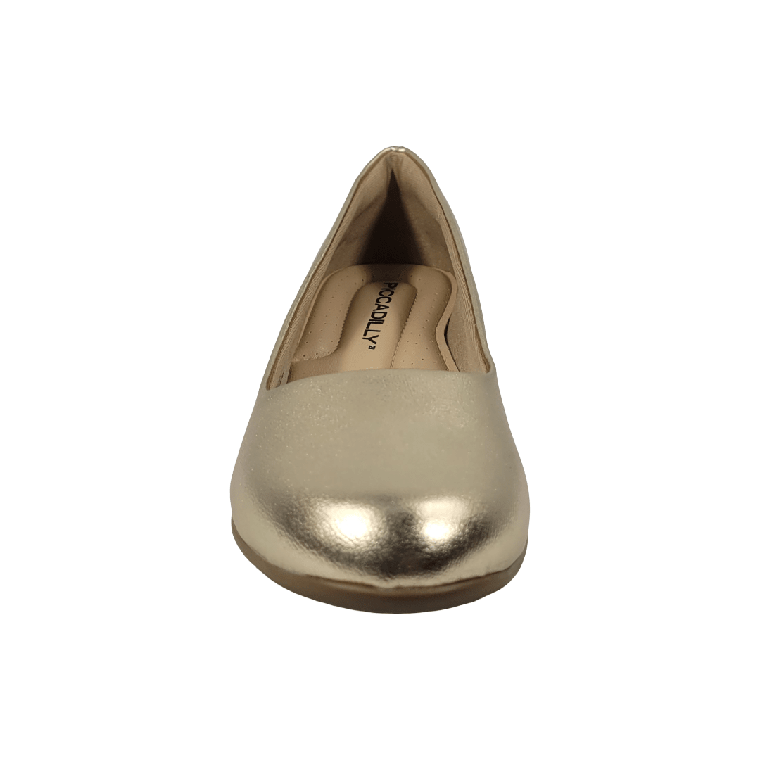ZAPATOS FORMALES PICCADILLY DORADO MUJER VU4010T PICADELLY 34 - CalzadosPaola