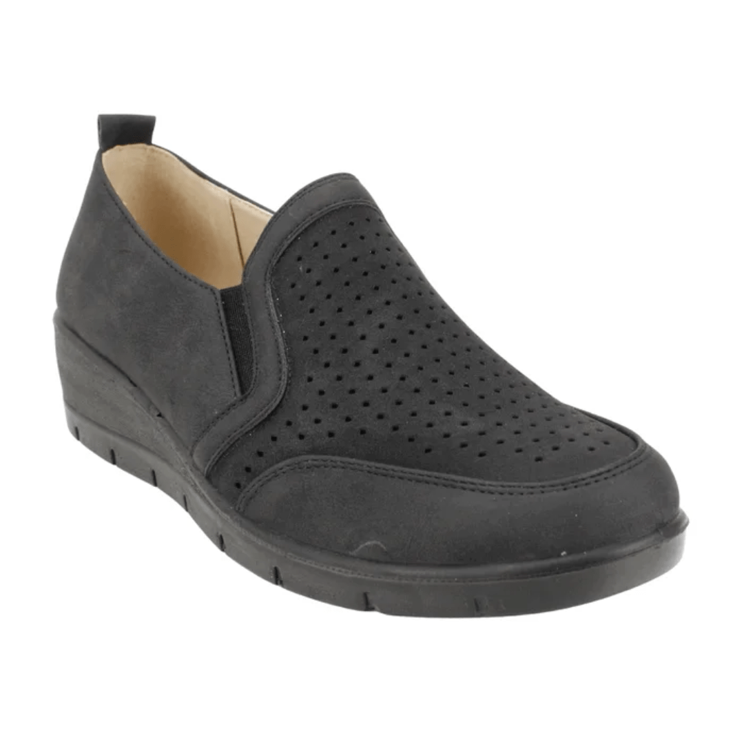 ZAPATOS CASUALES NEW WALK NEGRO MUJER C25F21012 - 90 NEW WALK 36 - CalzadosPaola
