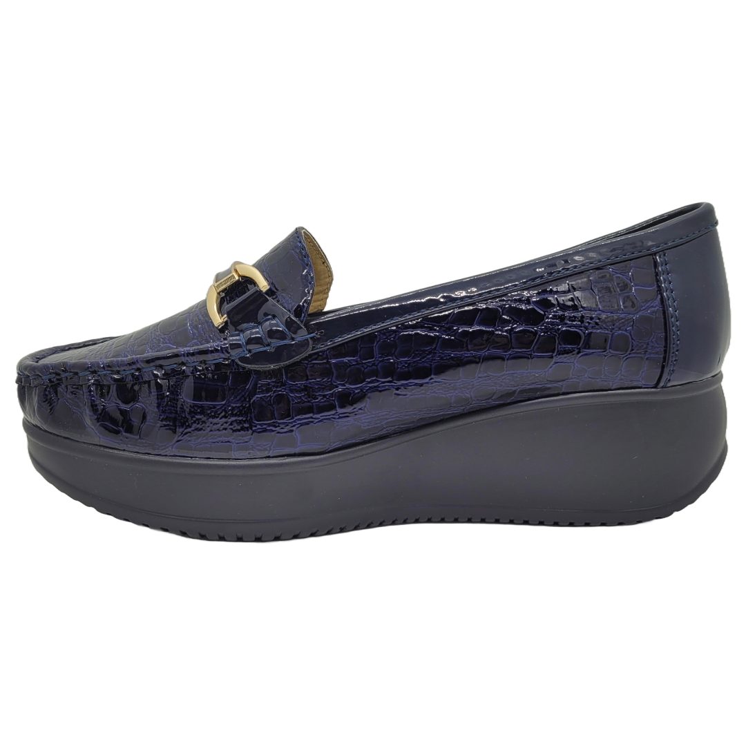 MOCASINES HUALUNAOTE AZUL MARINO | H - 123 HUALUNAOTE 40 - CalzadosPaola