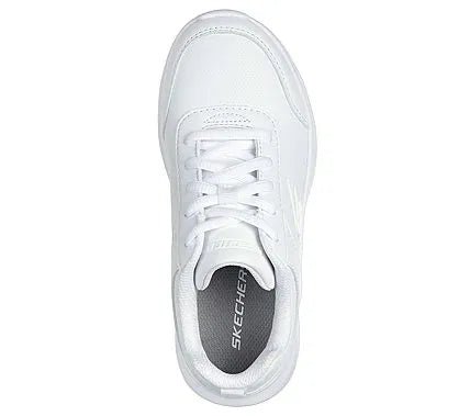 ZAPATILLAS ESCOLARES BLANCAS JUVENIL SKECHERS DYNAMATIC | 302630L - WHT SKECHERS 34 - CalzadosPaola