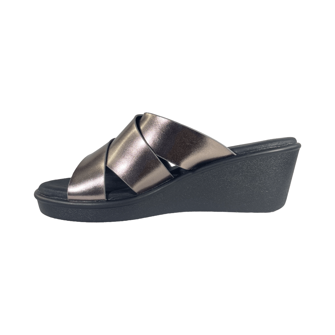 SANDALIAS NEW WALK PLATA MUJER HT3T8434 - 11A NEW WALK 35 - CalzadosPaola