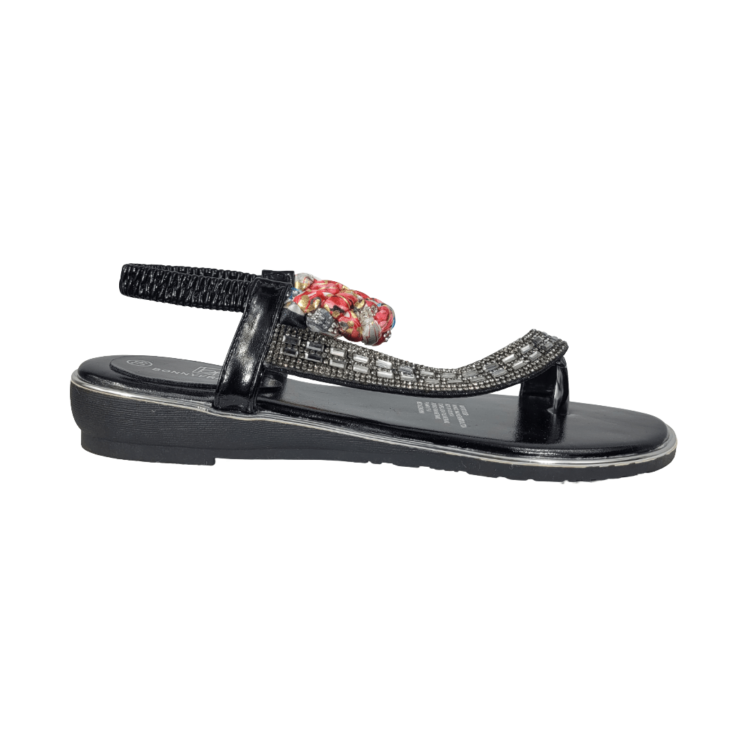 SANDALIAS BONNY FRANCO NEGRO CASUAL MUJER | 301 - 0037 BONNY FRANCO 35 CL / 23.3 CM - CalzadosPaola