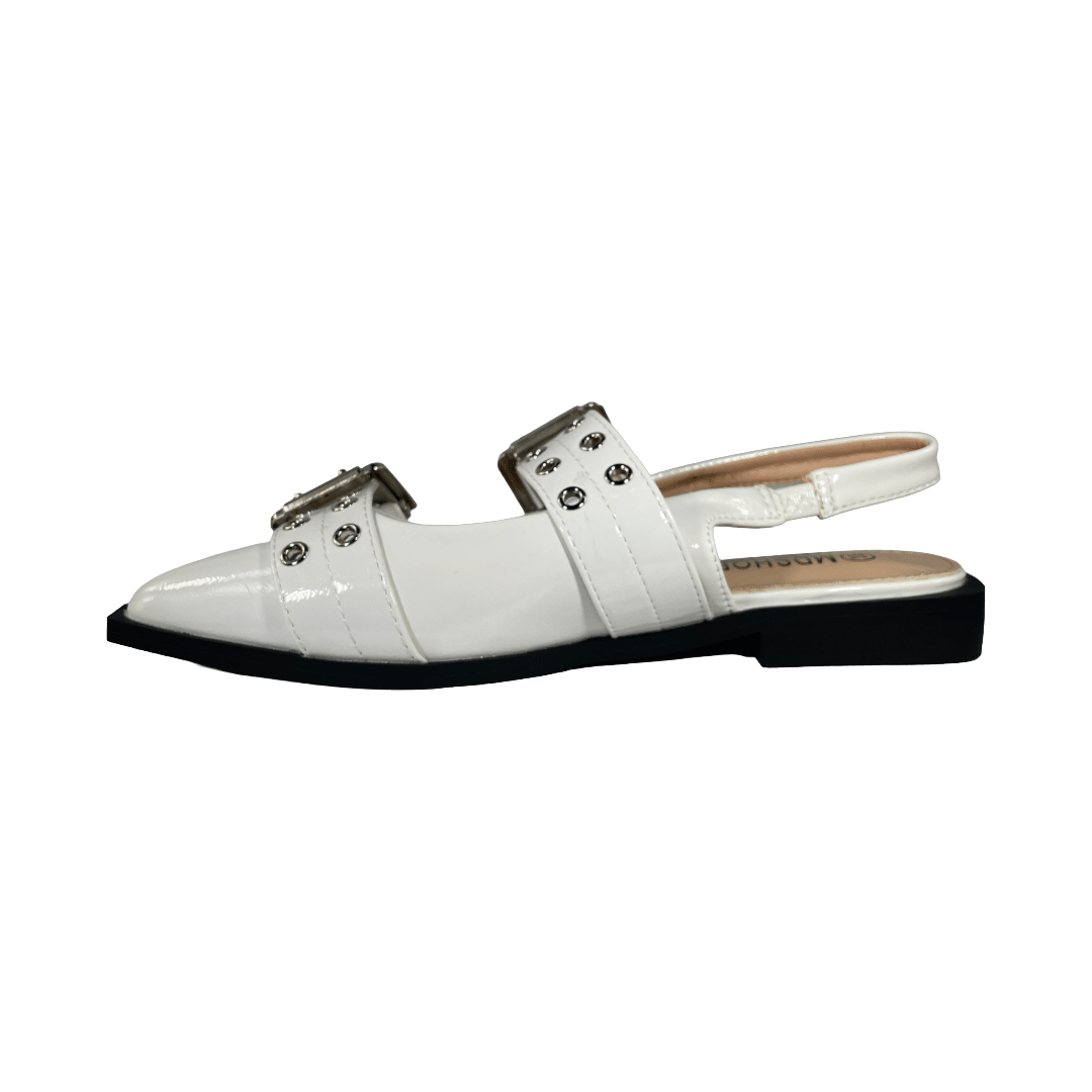 ZAPATOS TIPO PUNTILLA MD BLANCO MUJER 5K02 - 10 MD 35 - CalzadosPaola