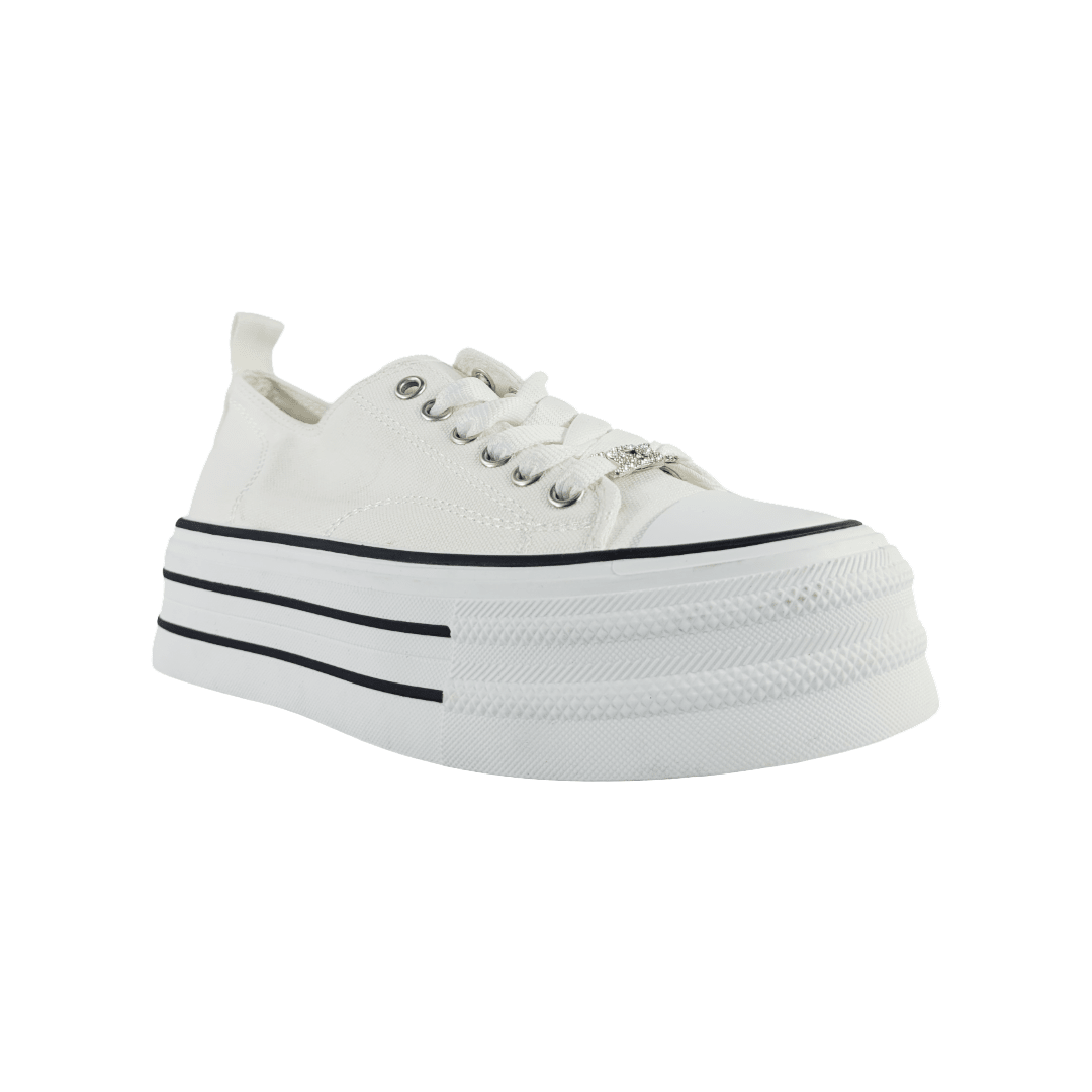 ZAPATILLAS URBANAS MD BLANCO MUJER | 5B10 - 10 MD 35 CL / 22.5 CM - CalzadosPaola