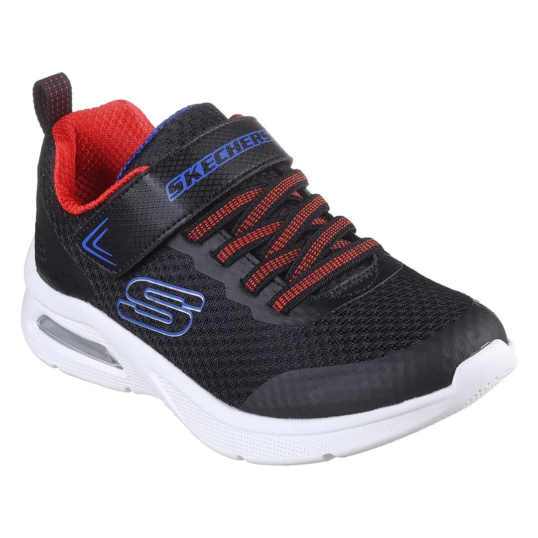 ZAPATILLAS SKECHERS MICROSPEC MAX NIÑOS 403818L - BKRB SKECHERS 33 - CalzadosPaola