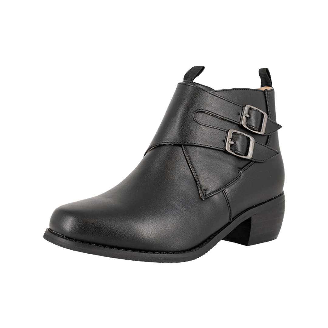 BOTINES DE CUECA UNISPORT NEGRO INFANTIL 2918 UNISPORT 34 - CalzadosPaola