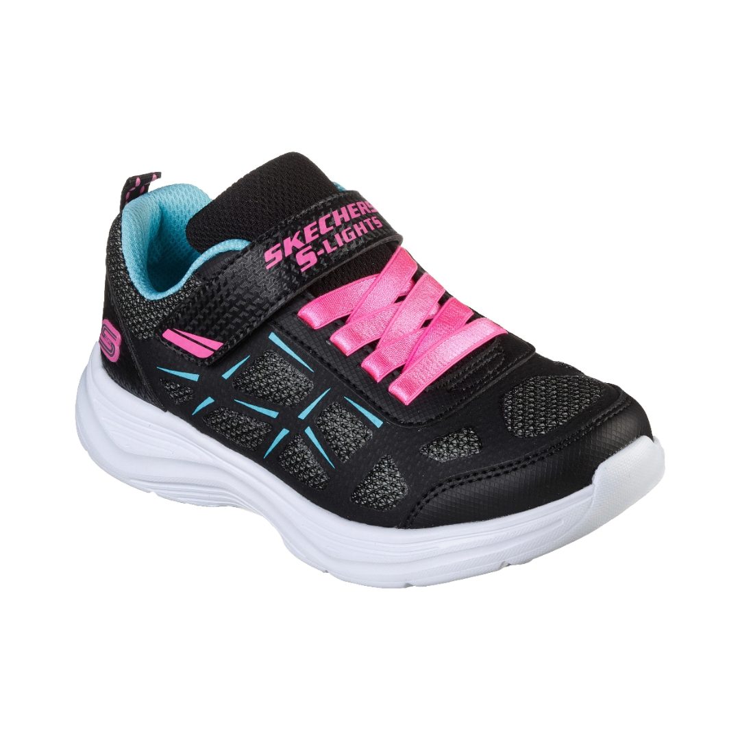 ZAPATILLAS URBANAS SKECHERS GLIMMER KICKS INFANTIL | 302319L - BLK SKECHERS 35 - CalzadosPaola