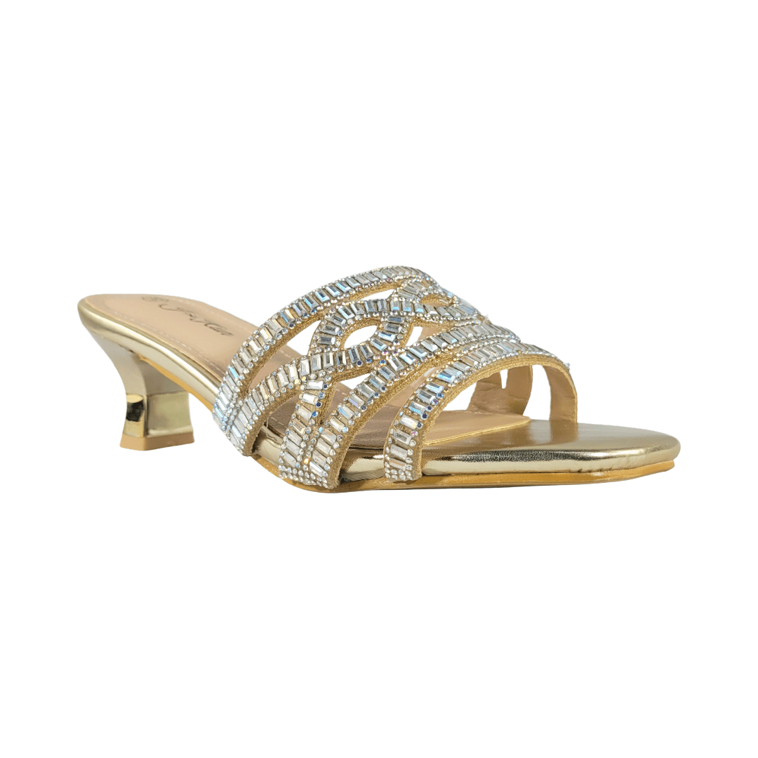SANDALIAS DE FIESTA J - RUN DORADO MUJER | G679F3 J - RUN 35 - CalzadosPaola