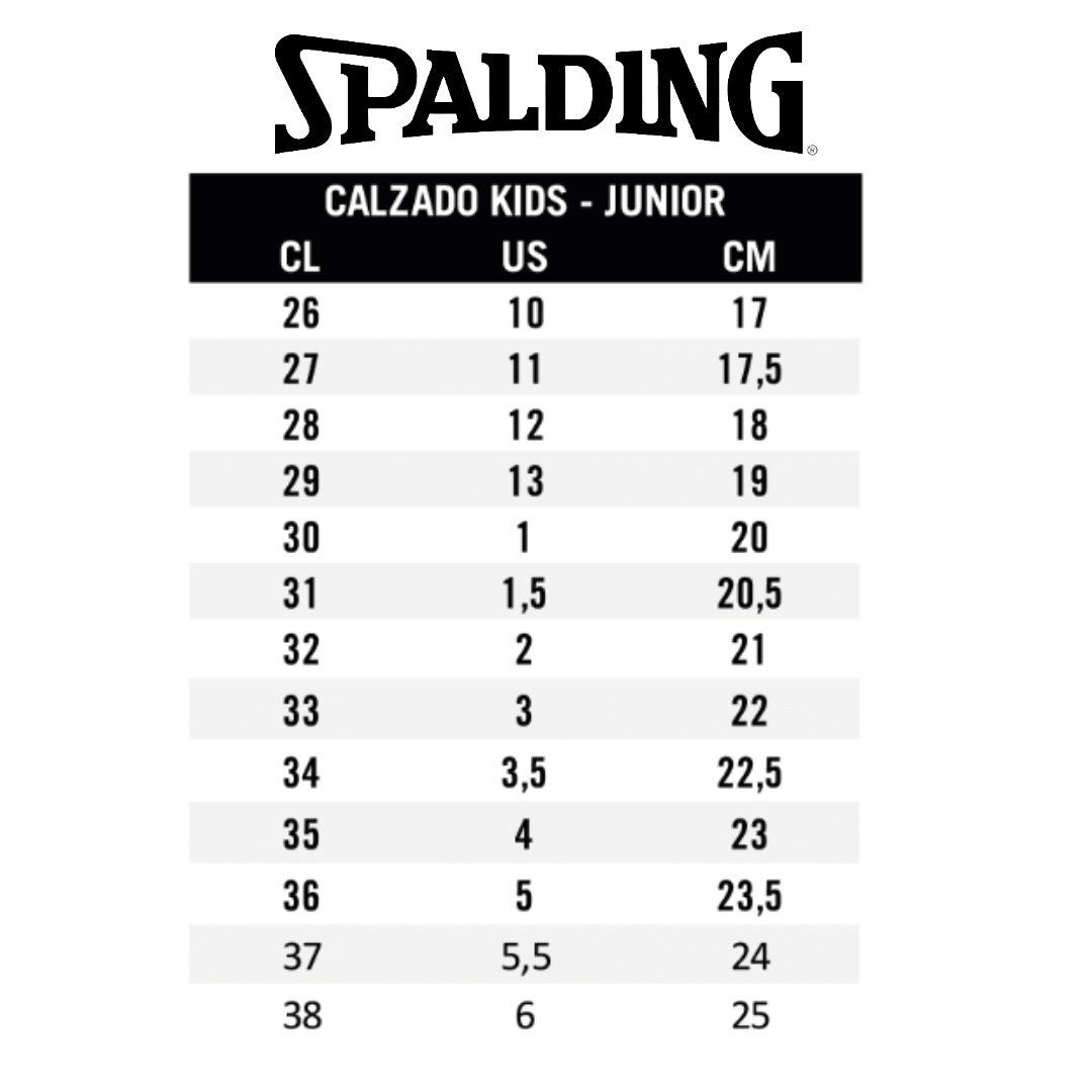 ZAPATILLAS BABY FUTBOL SPALDING SPEED JR JUVENIL SPCFUTN015 SPALDING 28 - CalzadosPaola