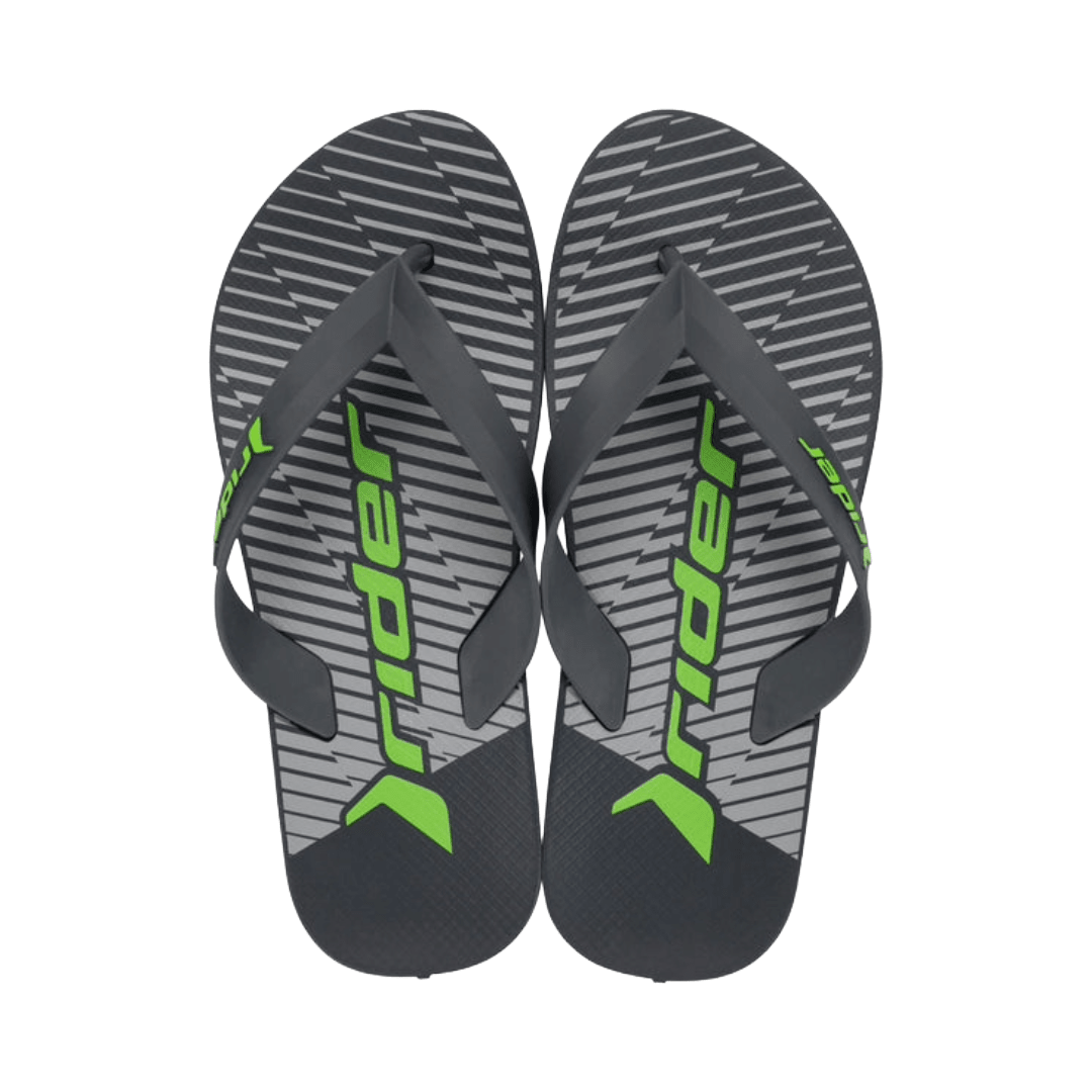 SANDALIAS RIDER GRIS/VERDE HOMBRE GR - RI - 12318 GRENDENE 38 CL / 24 CM - CalzadosPaola