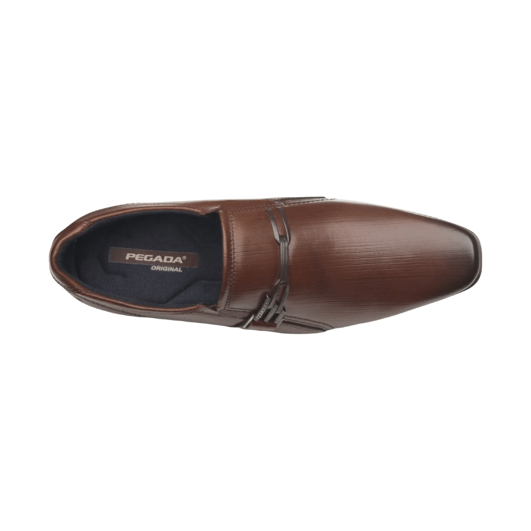 ZAPATOS FORMALES PEGADA CAFE DE HOMBRE 125806 - 02 PEGADA 39 - CalzadosPaola