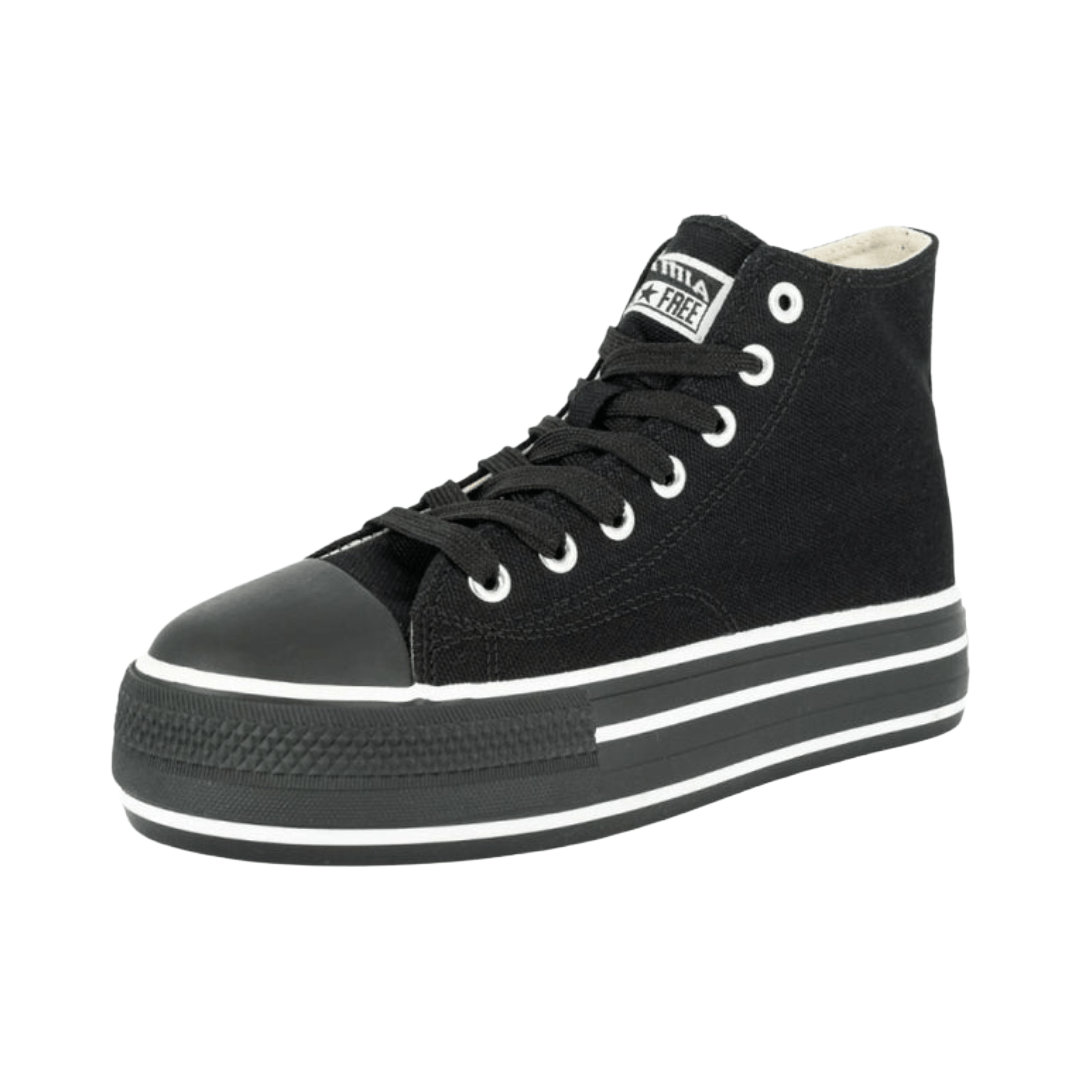 ZAPATILLAS URBANAS ALQUIMIA NEGRO MUJER 5835 ALQUIMIA 35 - CalzadosPaola