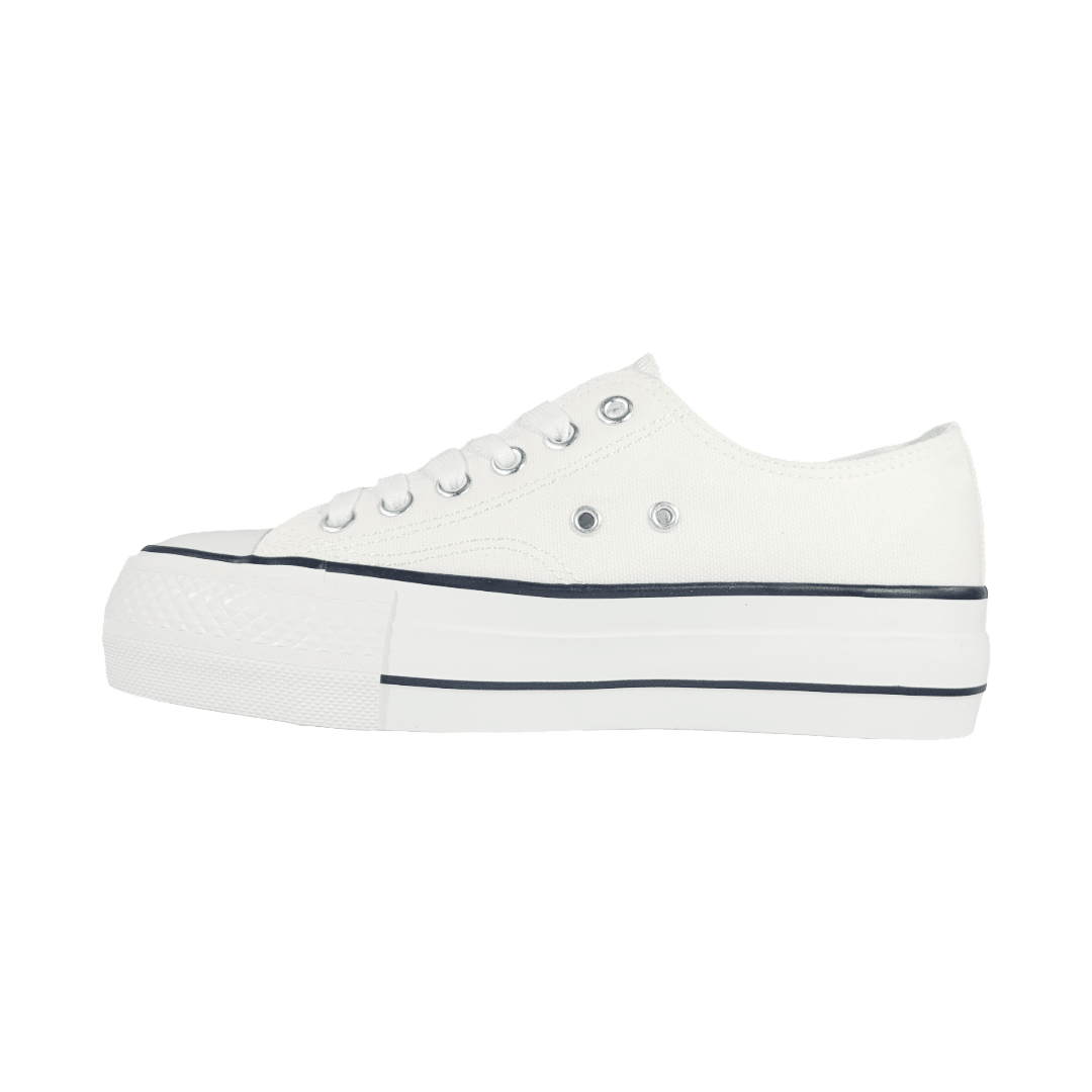ZAPATILLAS URBANAS MD LONA BLANCO MUJER | 2J04 - 10 MD 35 CL / 22.5 CM - CalzadosPaola