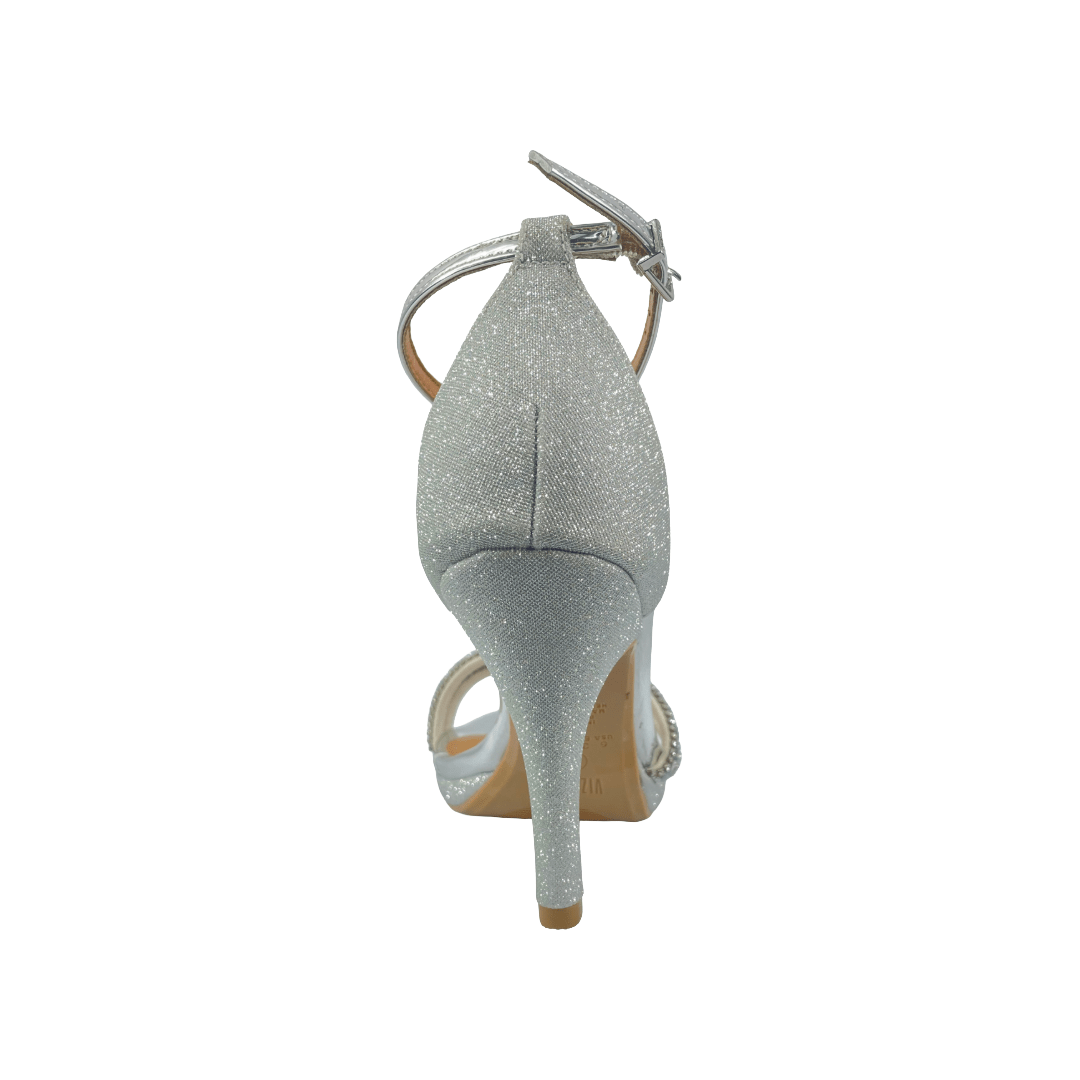 SANDALIAS DE FIESTA VIZZANO STILETTO PLATEADO MUJER | 6210.1044.29830 - 94074 VIZZANO 34 - CalzadosPaola