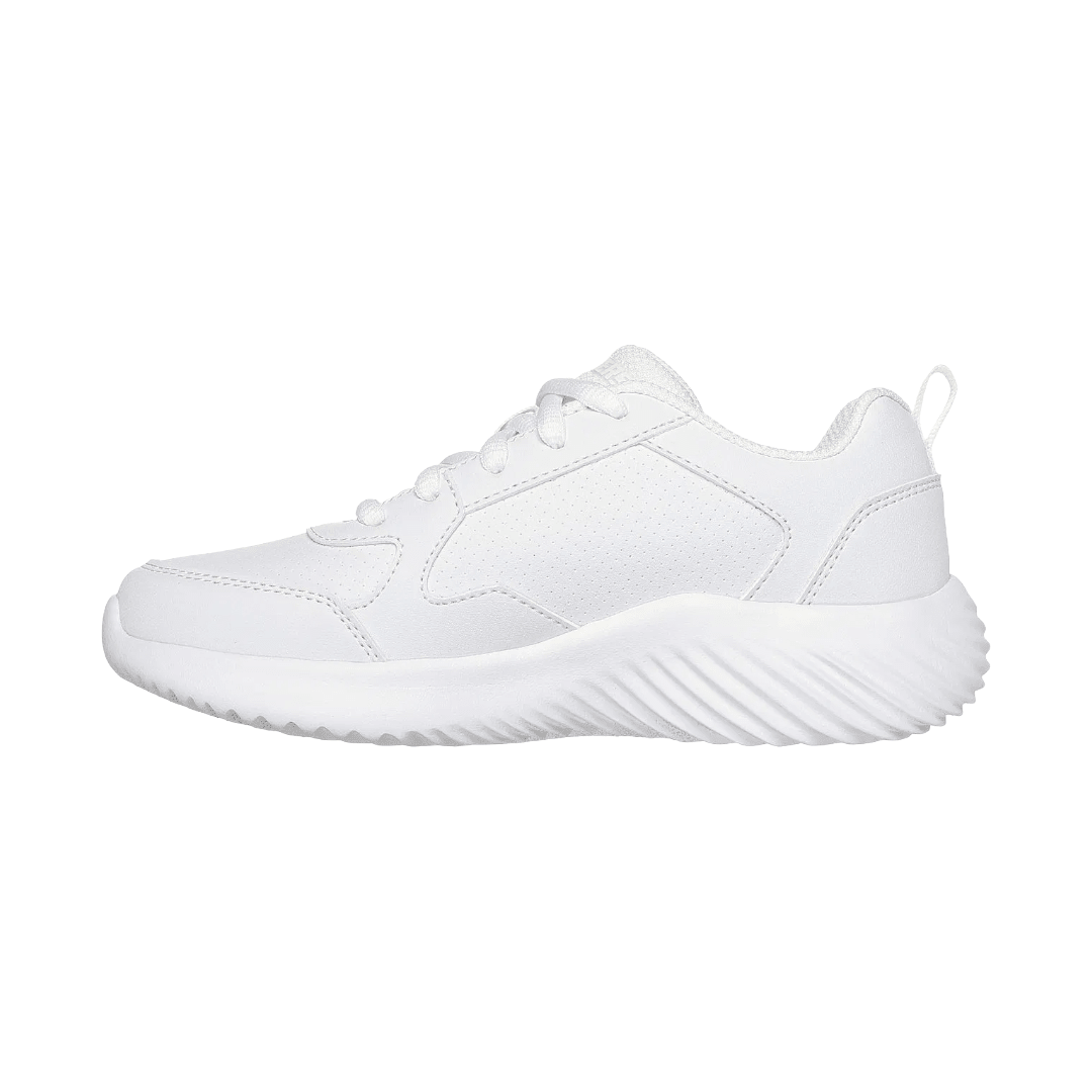 ZAPATILLAS ESCOLARES BLANCAS JUVENIL SKECHERS BOUNDER | 405627L - WHT SKECHERS 34 - CalzadosPaola