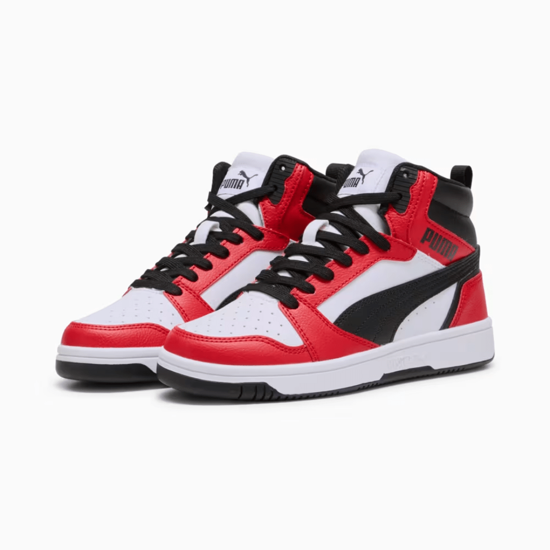 ZAPATILLAS URBANAS PUMA REBOUND V6 MID JUVENIL | 393831 03 PUMA 3,0 - CalzadosPaola