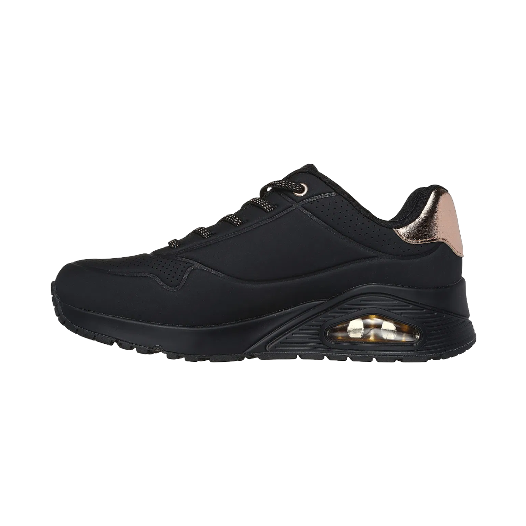 ZAPATILLAS URBANAS SKECHERS UNO SHIMMER AWAY MUJER | 155196-BBK