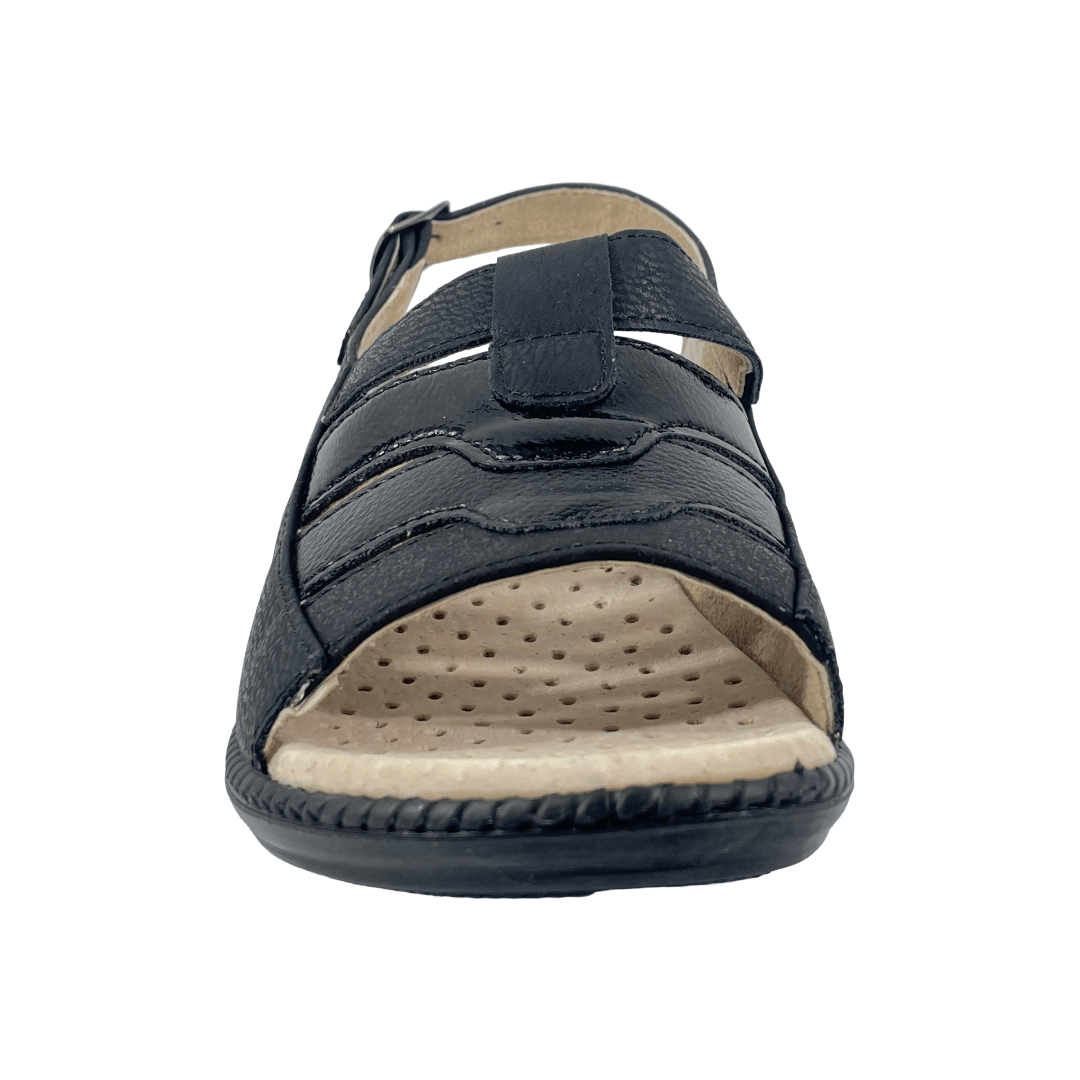 SANDALIAS PASSER NEGRO MUJER | 019 - 02 PASSER 35 - CalzadosPaola