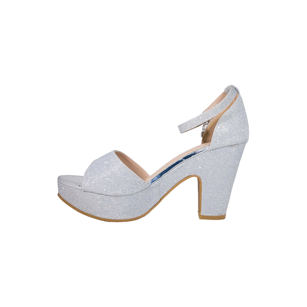 SANDALIAS DE FIESTA AGUXI SILVER 2079 AGUXI 36 - CalzadosPaola