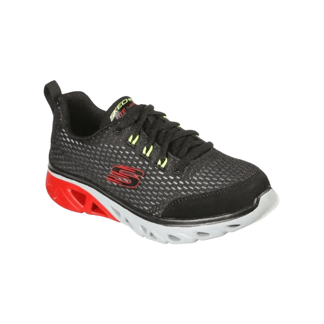 ZAPATILLAS URBANAS SKECHERS GLIDE - STEP INFANTIL 403800L - BKRD SKECHERS 26 - CalzadosPaola