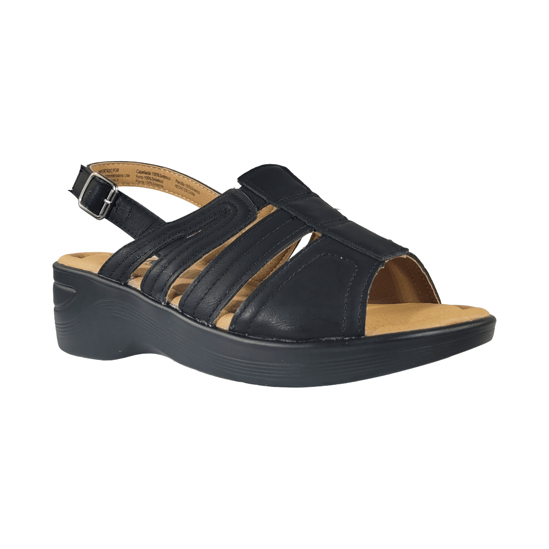 SANDALIAS NEW WALK NEGRO MUJER | FSAC123 - 90 NEW WALK 35 - CalzadosPaola