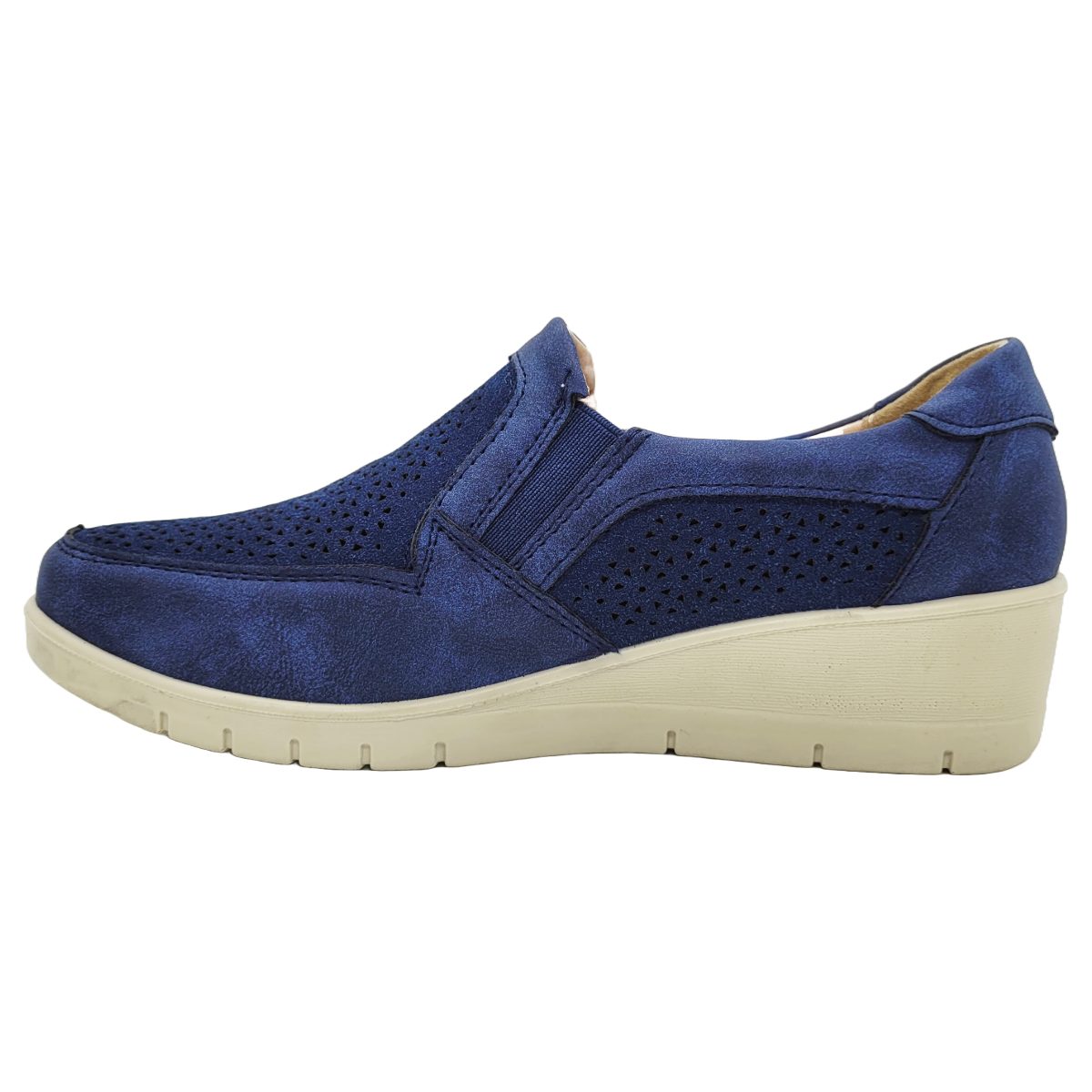 ZAPATOS CASUALES NEW WALK AZUL/BLANCO | C25F2011 - 70 NEW WALK 40 - CalzadosPaola