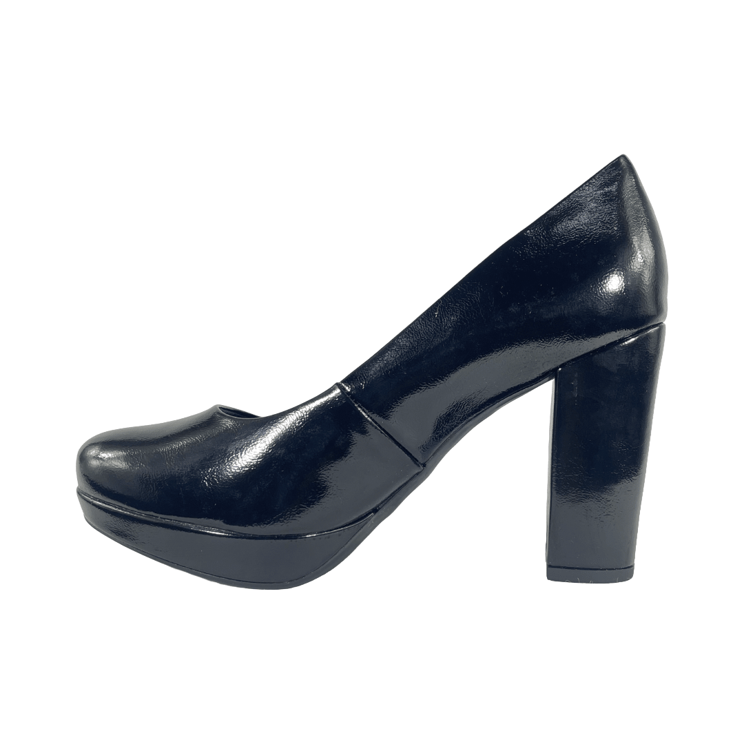 ZAPATOS FORMALES PICCADILLY NEGRO CHAROL MUJER VU6380T PICADELLY 34 - CalzadosPaola