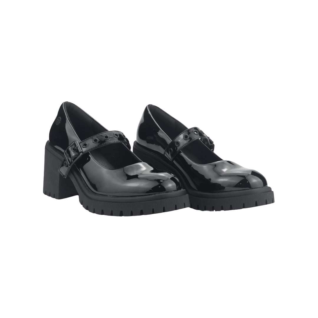 ZAPATOS CHALADA NEGRO CHAROL MUJER 1 - JORDI - 2 CHALADA 35 - CalzadosPaola