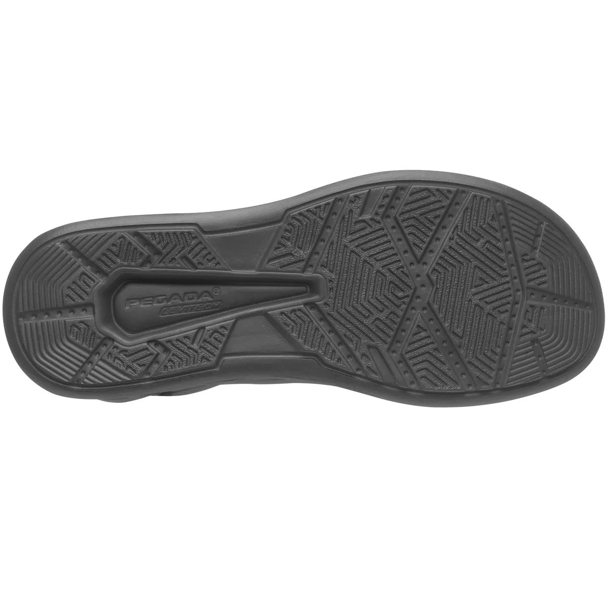 SANDALIAS OJOTAS PEGADA DE CUERO NEGRAS (HOMBRE) | 134103 - 05 PEGADA 39 - CalzadosPaola