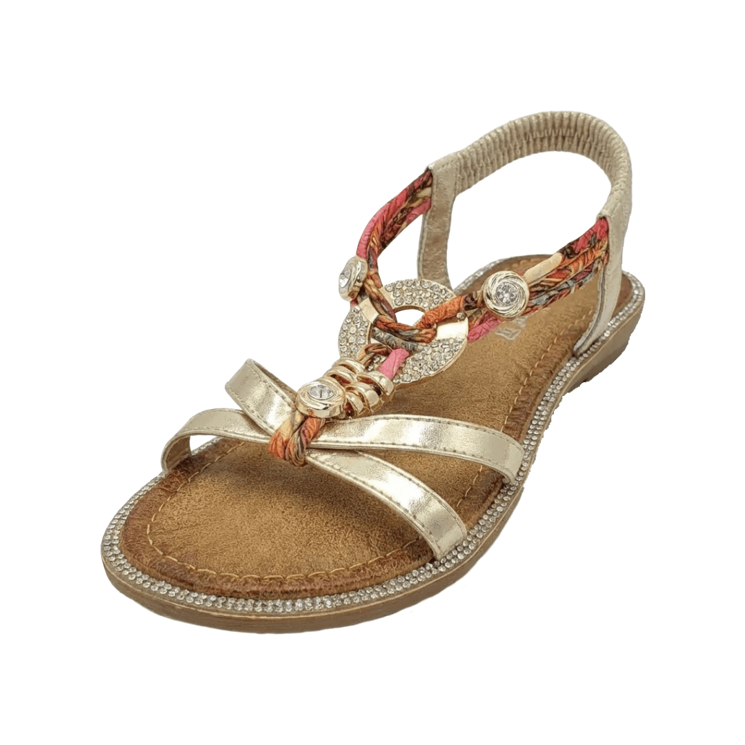 Sandalia De Fiesta Bonny Franco Gold 301 - 8016 BONNY FRANCO 40 - CalzadosPaola