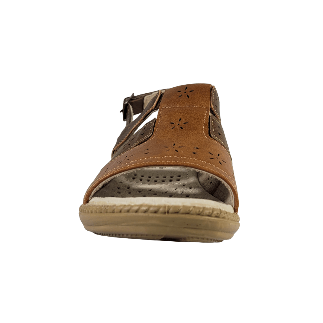 SANDALIAS PASSER CARAMELO MUJER | 229 PASSER 35 CL / 23.3 CM - CalzadosPaola