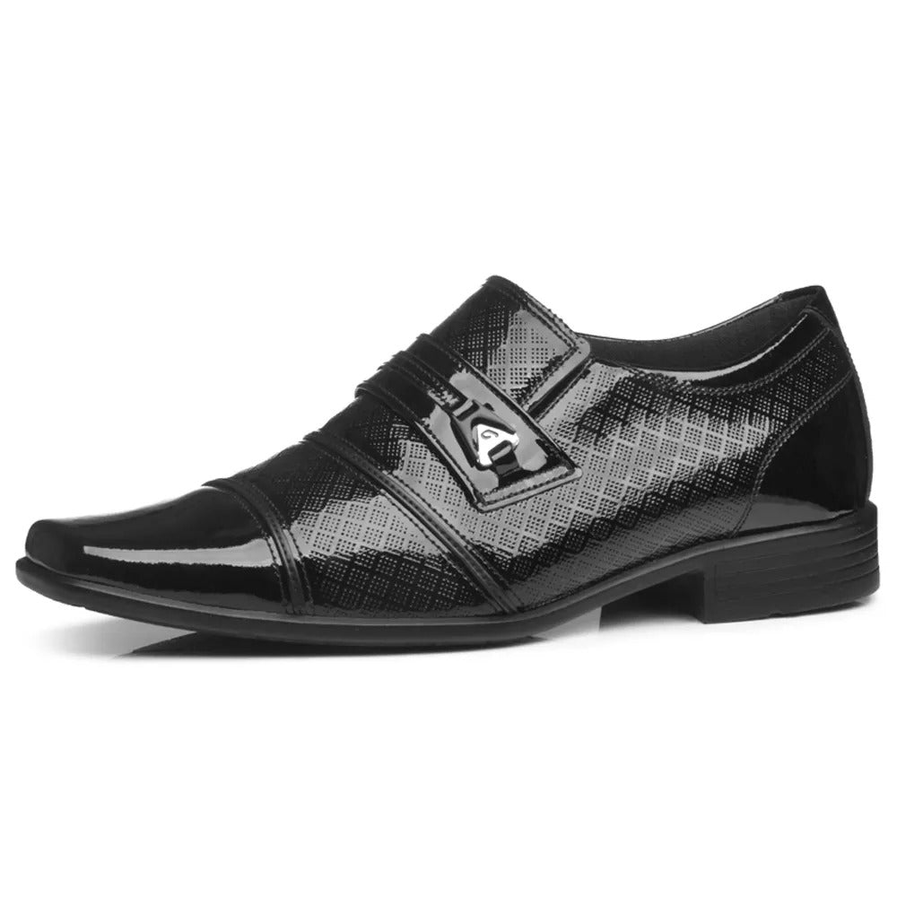 ZAPATOS FORMALES PEGADA DE CHAROL NEGRO | 121843 - 03 PEGADA 44 - CalzadosPaola