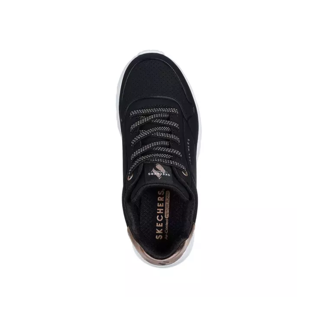 ZAPATILLAS URBANAS SKECHERS UNO LITE INFANTIL | 310384L-BLK