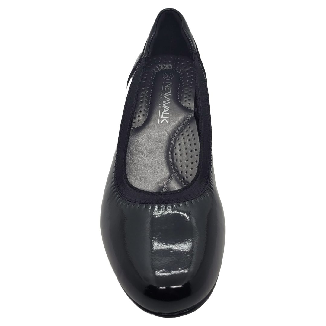 ZAPATOS CASUALES NEW WALK NEGRO CHAROL | ACV61127 - 90 NEW WALK 40 - CalzadosPaola