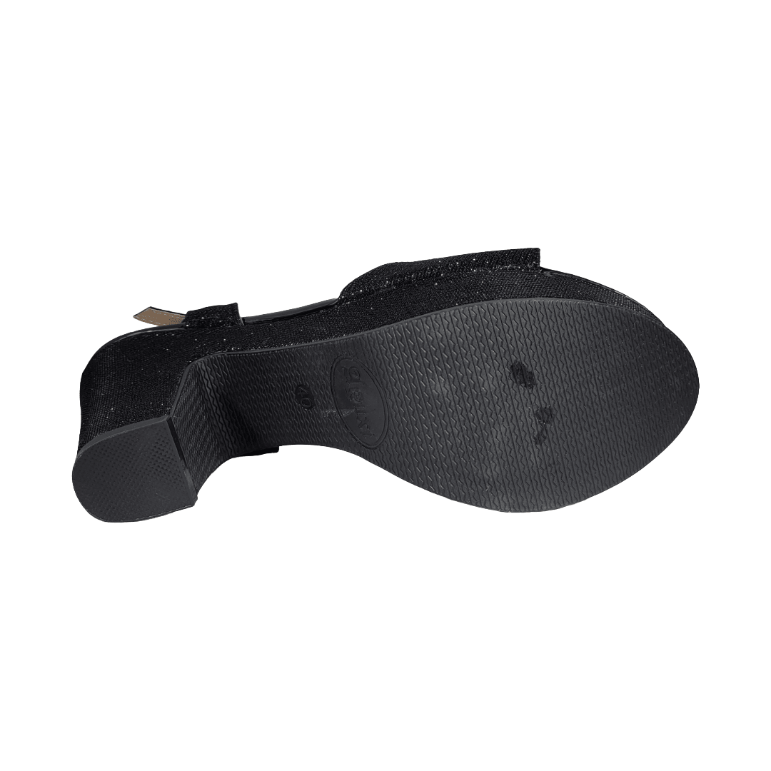 SANDALIAS DE FIESTA AGUXI NEGRO BRILLANTE MUJER | 2084 AGUXI 36 CL / 23 CM - CalzadosPaola