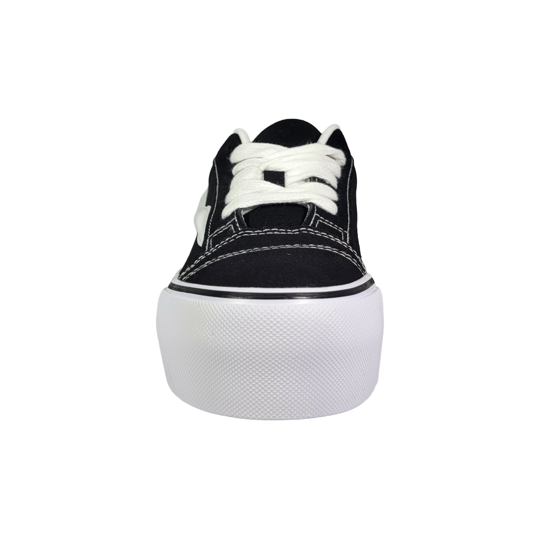 ZAPATILLAS URBANAS SKATER NEGRO/BLANCO MUJER | 728-2643