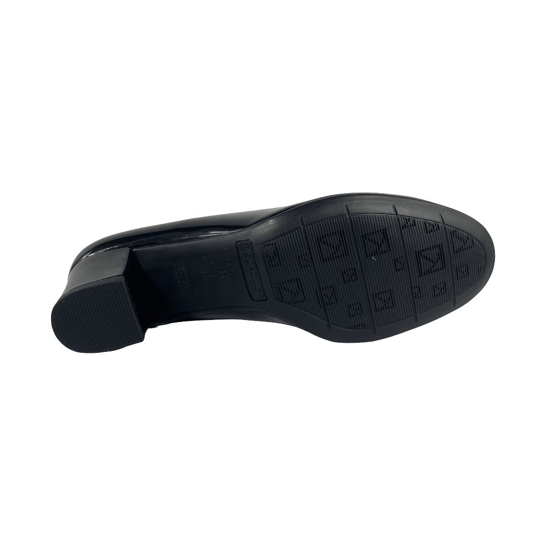 ZAPATOS FORMALES PICCADILLY NEGRO CHAROL MUJER VU4012T PICADELLY 34 - CalzadosPaola