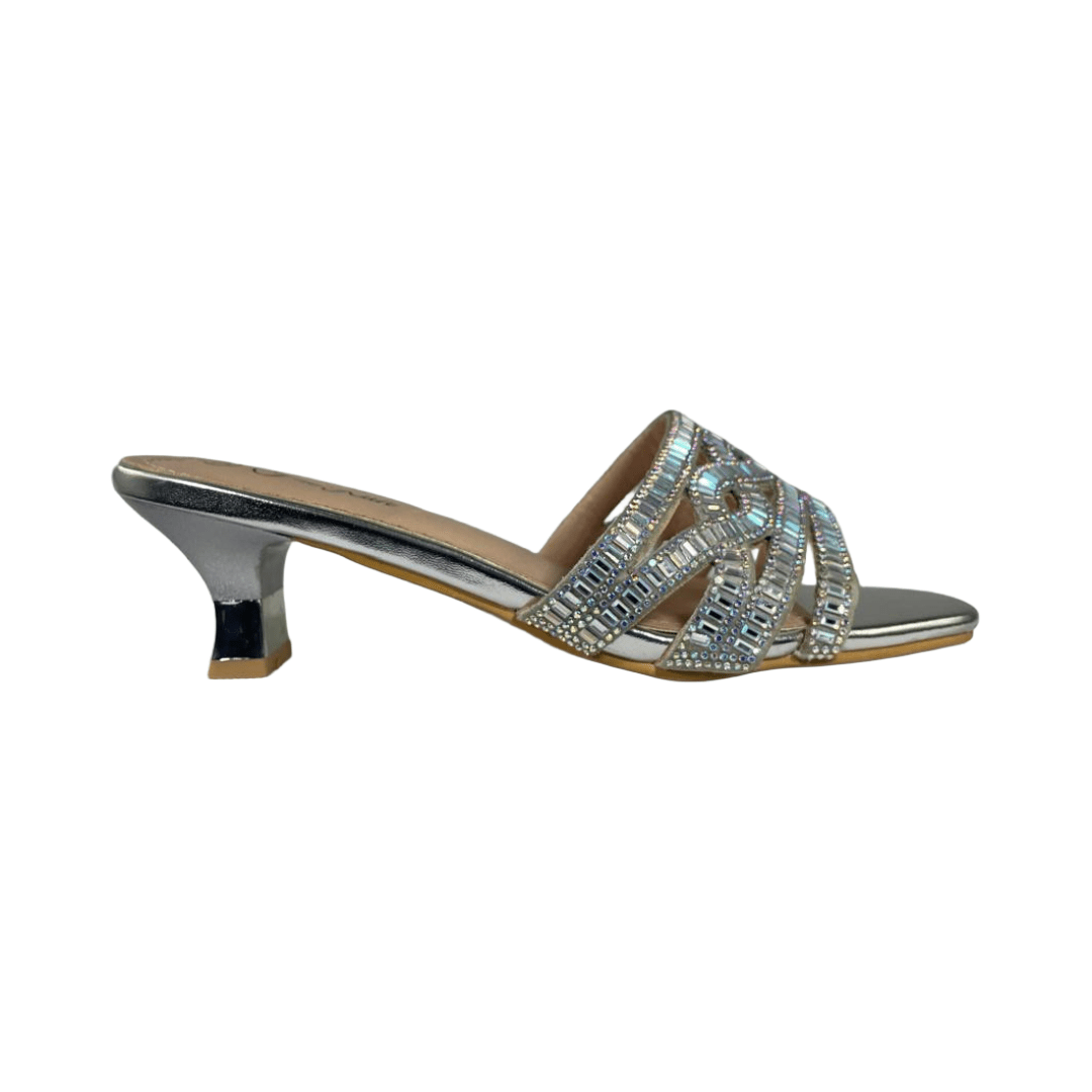 SANDALIAS DE FIESTA J - RUN PLATEADO MUJER G679F3 J - RUN 35 - CalzadosPaola