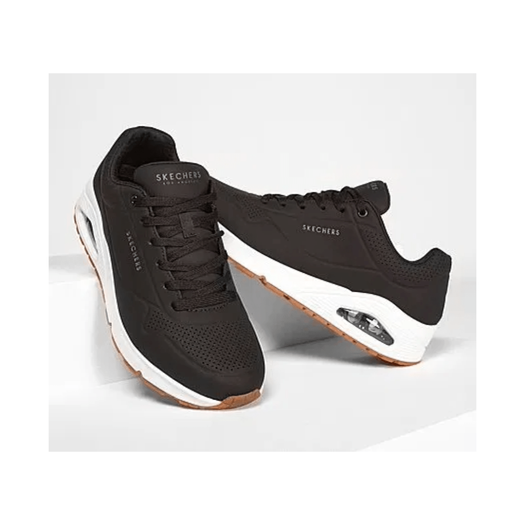 ZAPATILLAS URBANAS SKECHERS STAND ON AIR HOMBRE | 52458 - BLK SKECHERS 40 - CalzadosPaola