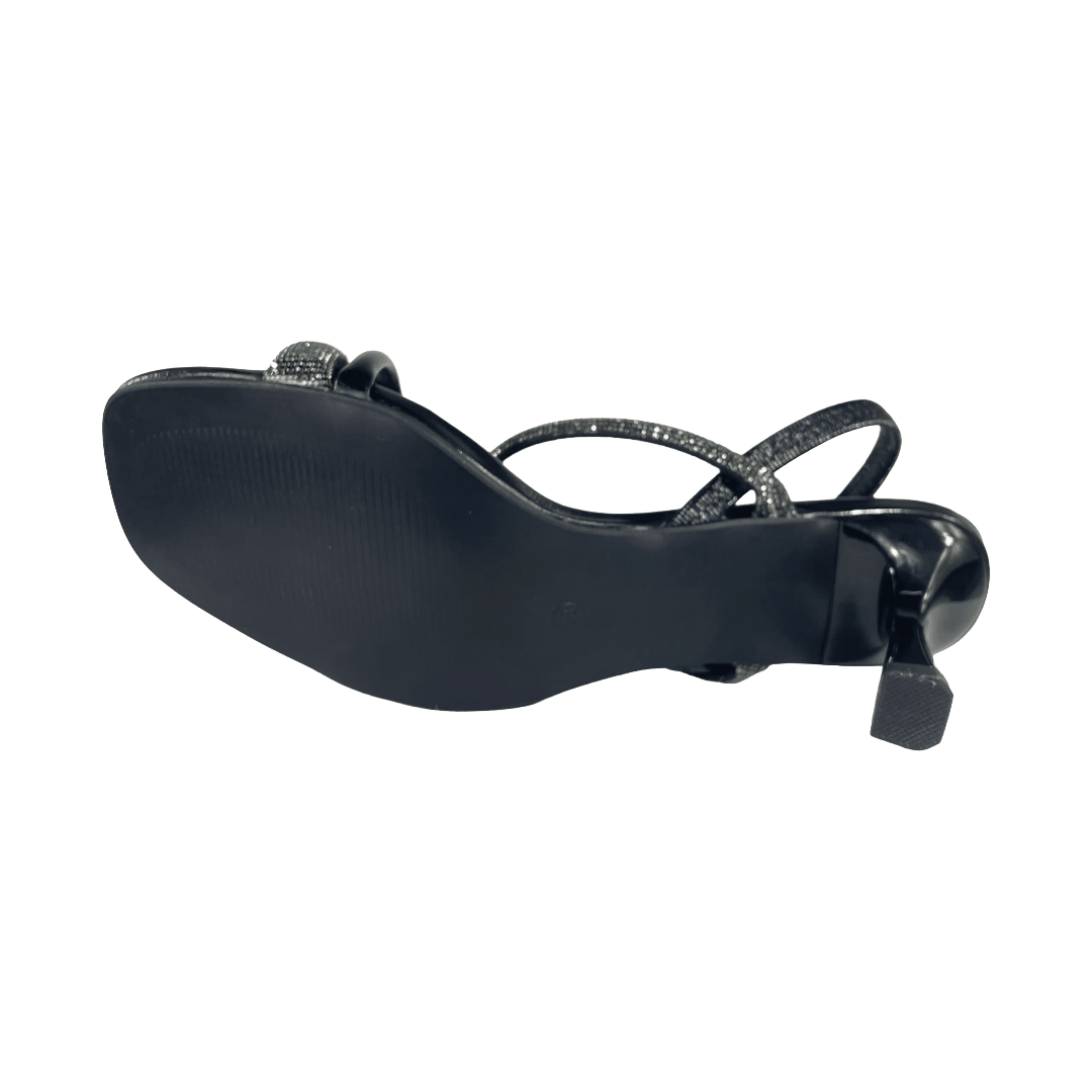 SANDALIAS DE FIESTA HUALUNAOTE NEGRO CASUAL MUJER T2192 HUALUNAOTE 36 - CalzadosPaola