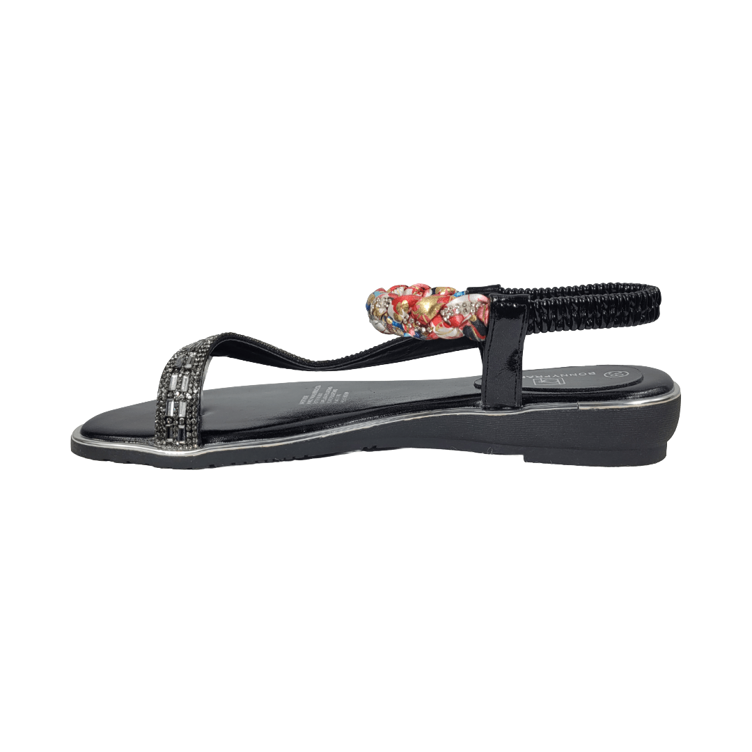 SANDALIAS BONNY FRANCO NEGRO CASUAL MUJER | 301 - 0037 BONNY FRANCO 35 CL / 23.3 CM - CalzadosPaola