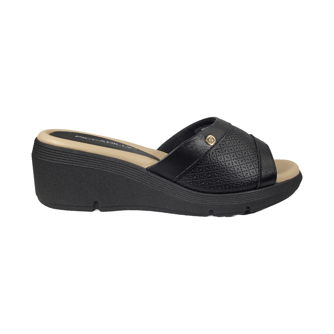 SANDALIAS PICCADILLY NEGRO CASUAL MUJER | VU5310T PICCADILLY 34 CL / 22.2 CM - CalzadosPaola