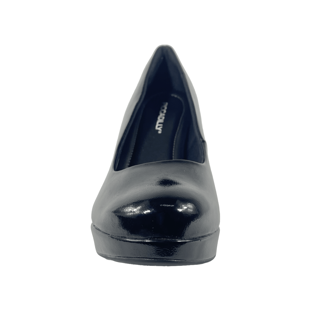 ZAPATOS FORMALES PICCADILLY NEGRO CHAROL MUJER VU6380T PICADELLY 34 - CalzadosPaola