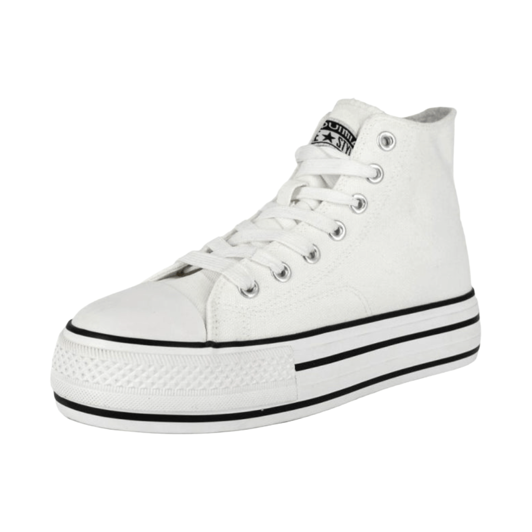 ZAPATILLAS URBANAS ALQUIMIA BLANCO MUJER 5835 ALQUIMIA 35 - CalzadosPaola