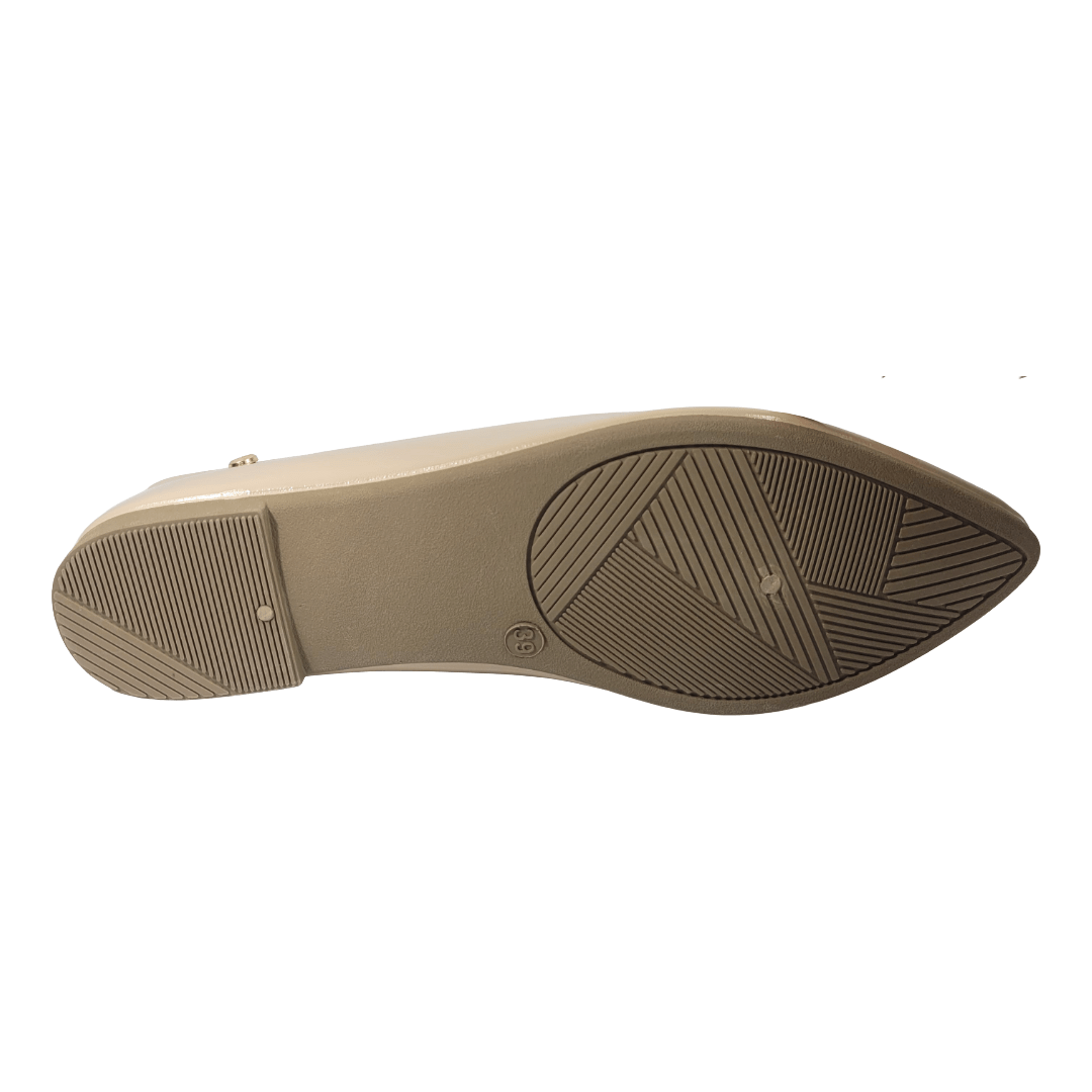 ZAPATOS FORMALES HUALUNAOTE BEIGE MUJER X608 HUALUNAOTE 34 - CalzadosPaola