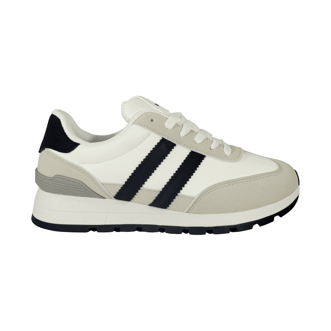 ZAPATILLAS URBANAS SKATER BLANCO/NEGRO MUJER | 769 - 0231 SKATER 35 CL / 23.3 CM - CalzadosPaola