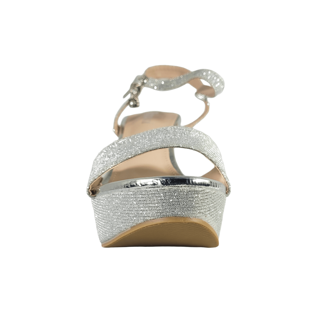 SANDALIAS DE FIESTA AGUXI PLATEADO MUJER | 2084 AGUXI 36 CL / 23 CM - CalzadosPaola