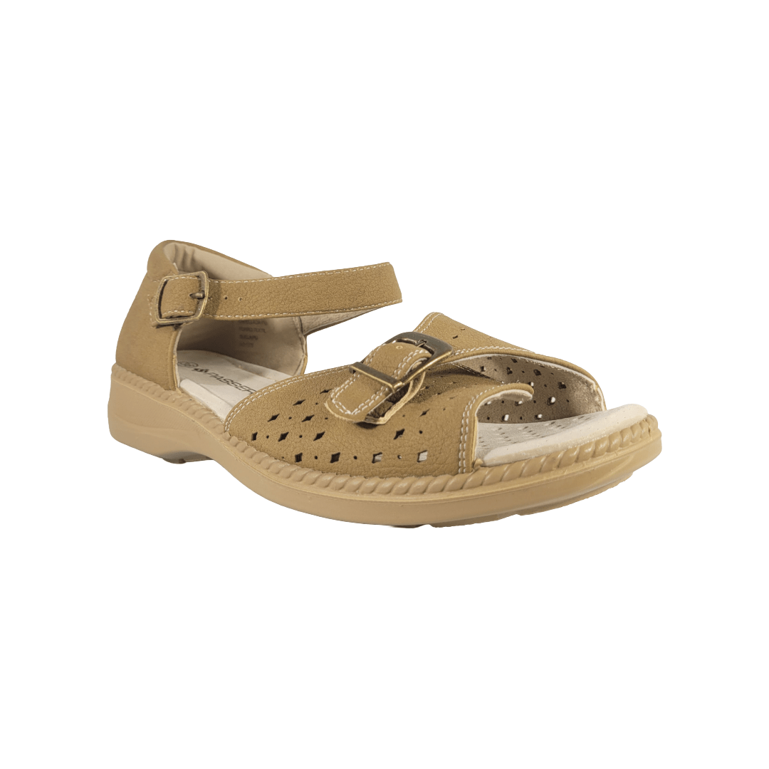 SANDALIAS PASSER TOSTADO MUJER | 027 PASSER 35 CL / 23.3 CM - CalzadosPaola